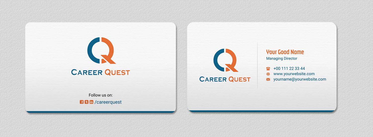 Visitenkarten-Design von INDIAN_Ashok für Career Quest | Design #12495782