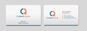 Business Card Design by INDIAN_Ashok for Career Quest | Design: #12495782