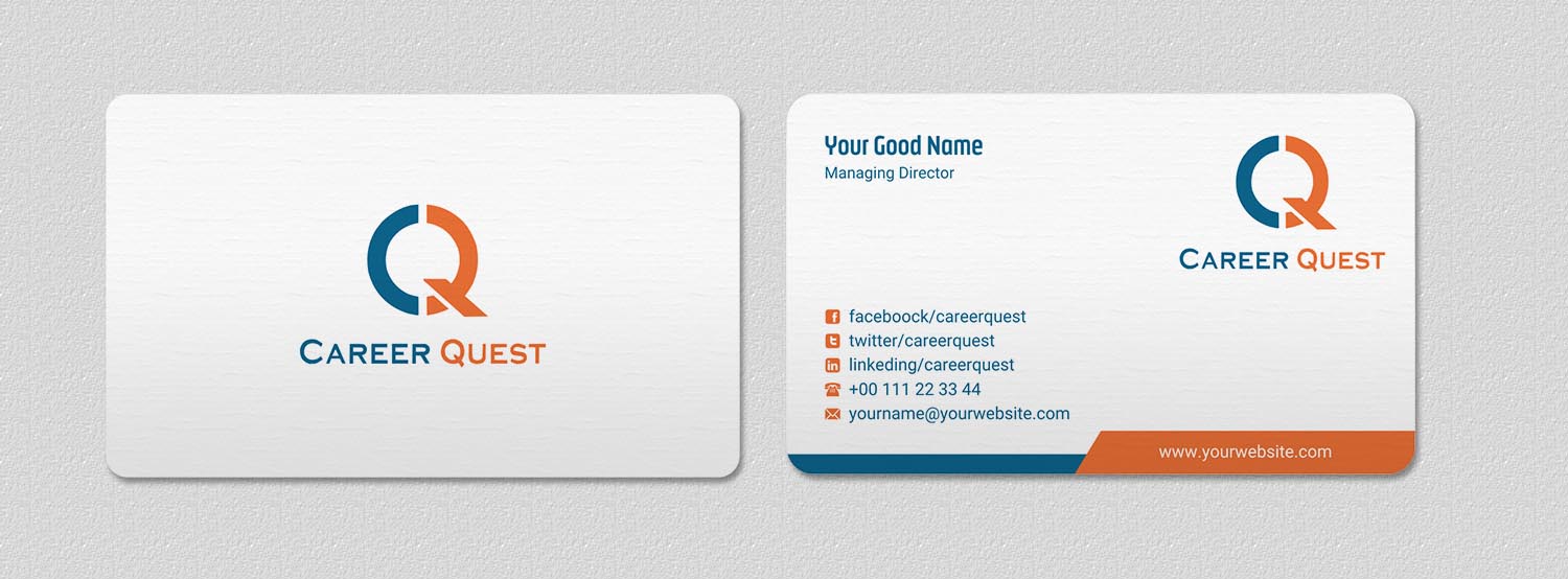 Visitenkarten-Design von INDIAN_Ashok für Career Quest | Design #12495785