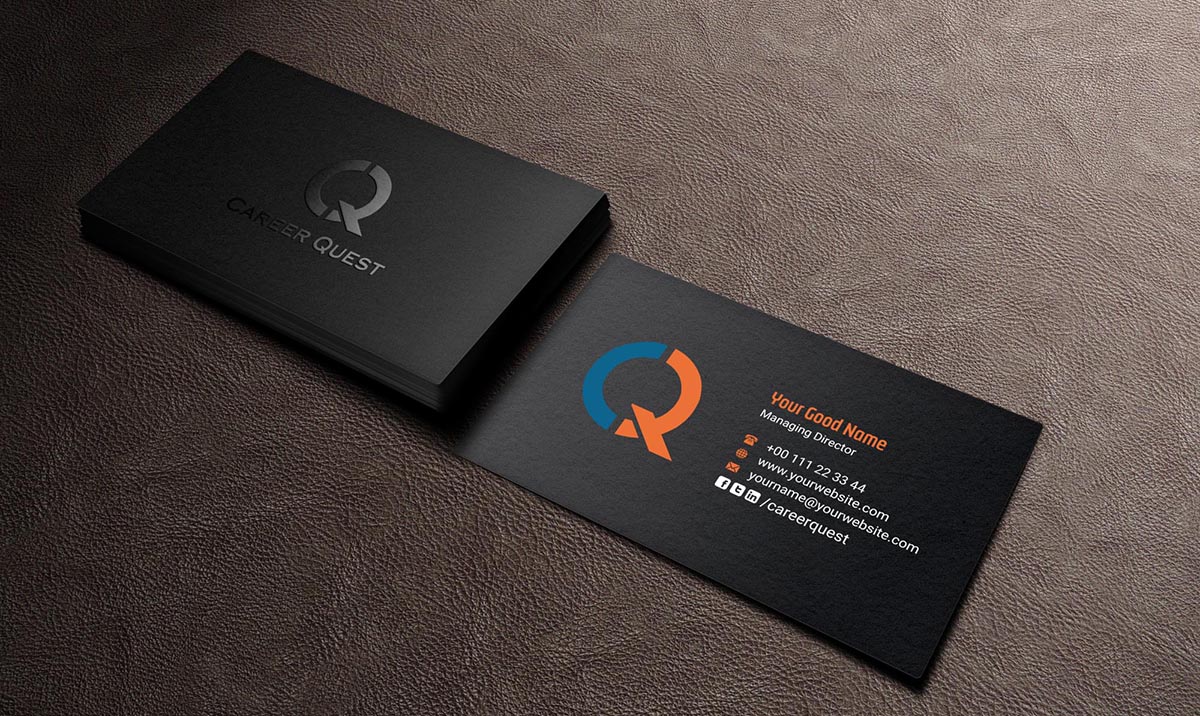 Business Card Design by INDIAN_Ashok for Career Quest | Design #12495786