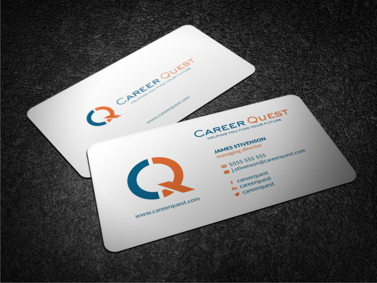 Diseño de Tarjeta de Presentación por Atvento Graphics para Career Quest | Diseño #12493187