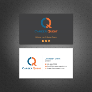 Career development coaching - school lever to adults, needs a business card  | Business Card Design by Dezero