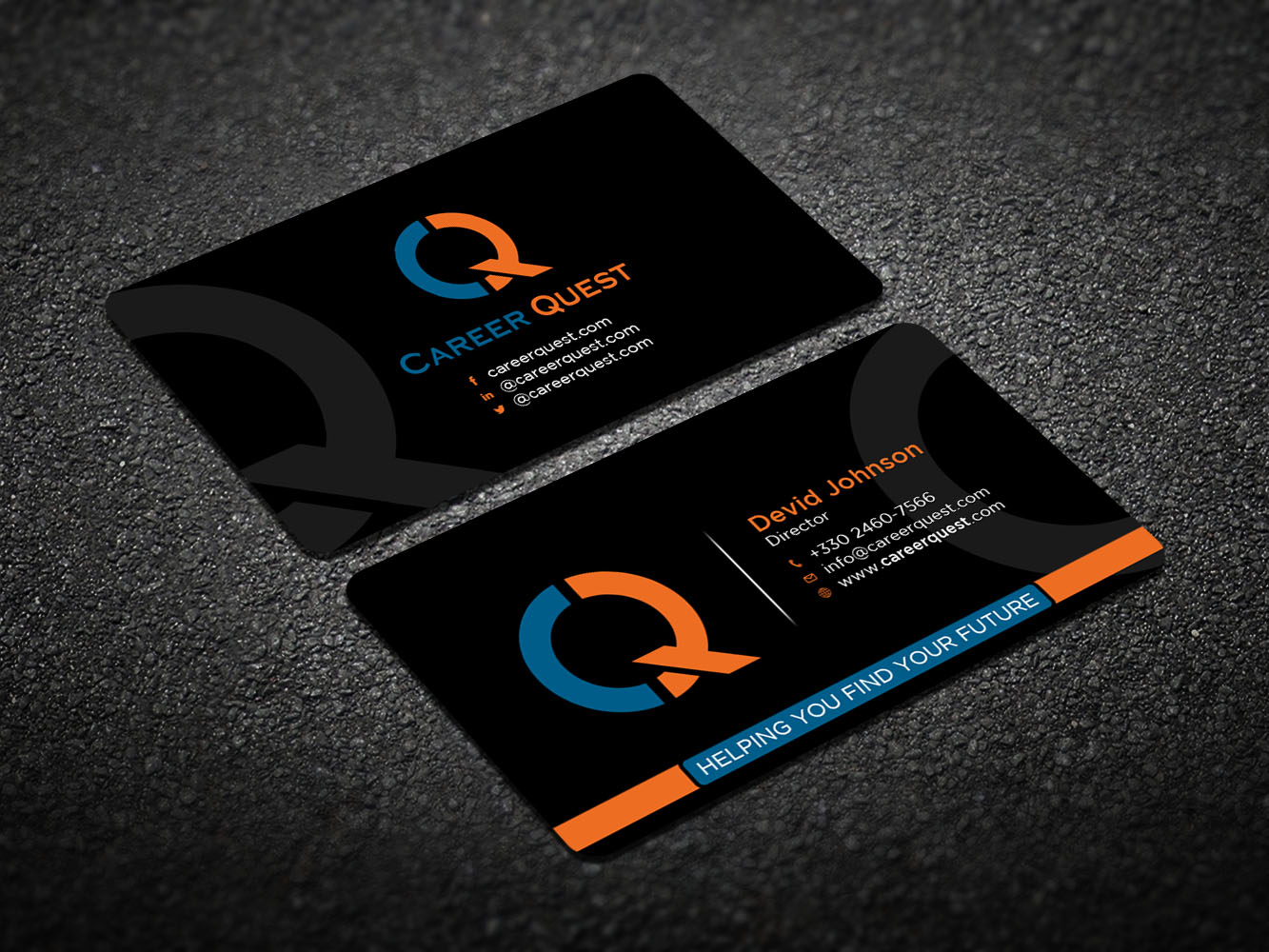 Business Card Design by Verified artistry (Design garden) for Career Quest | Design #12515016