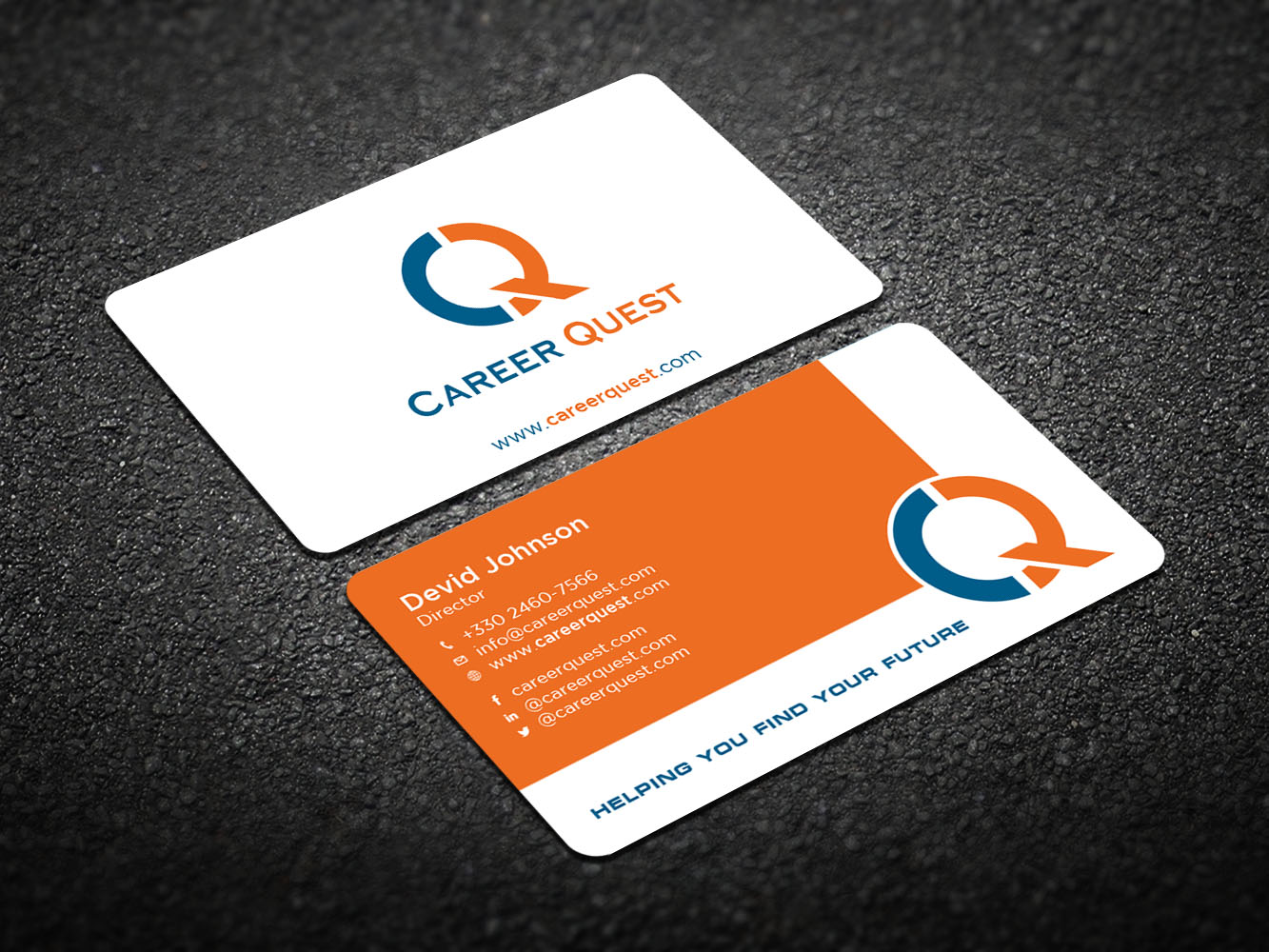 Business Card Design by Verified artistry (Design garden) for Career Quest | Design #12515026