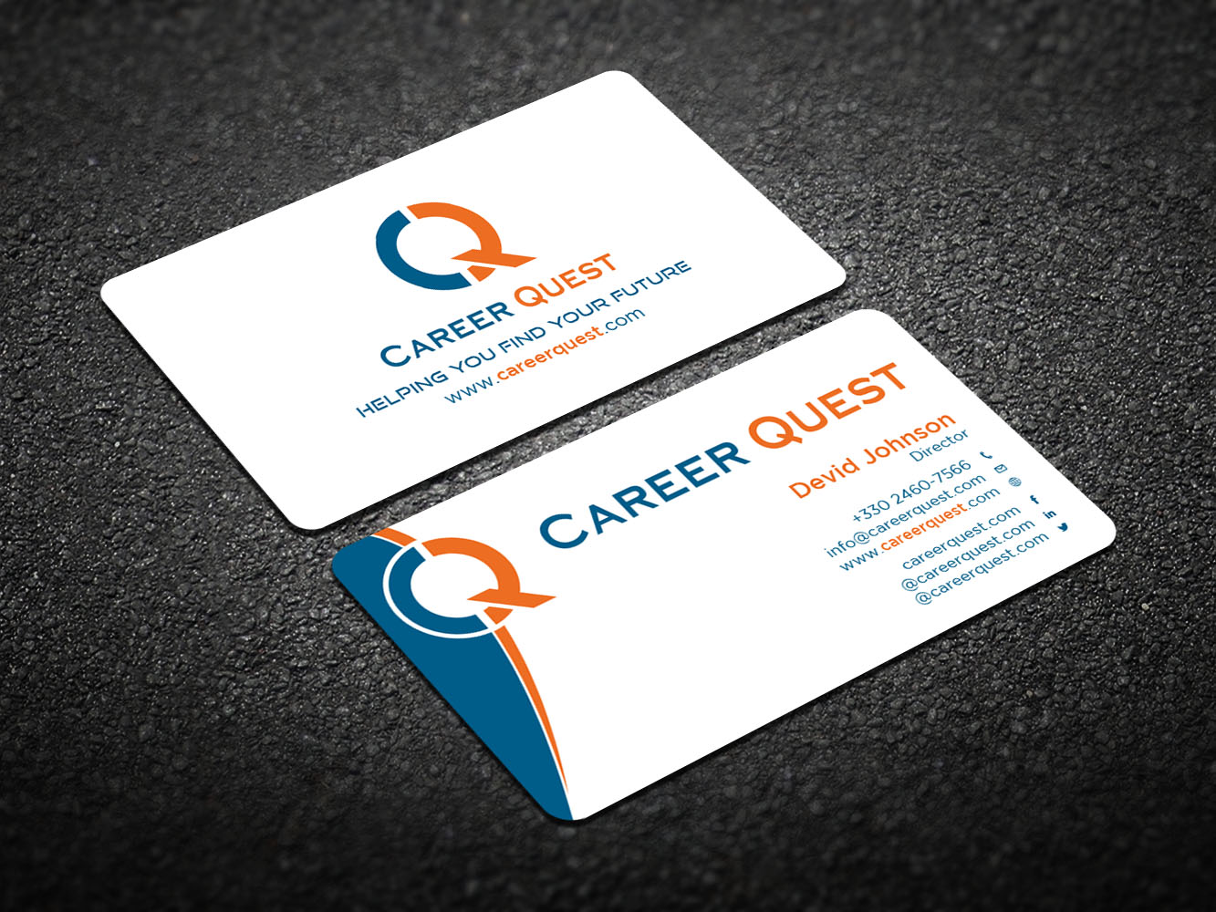 Business Card Design by Verified artistry (Design garden) for Career Quest | Design #12515027