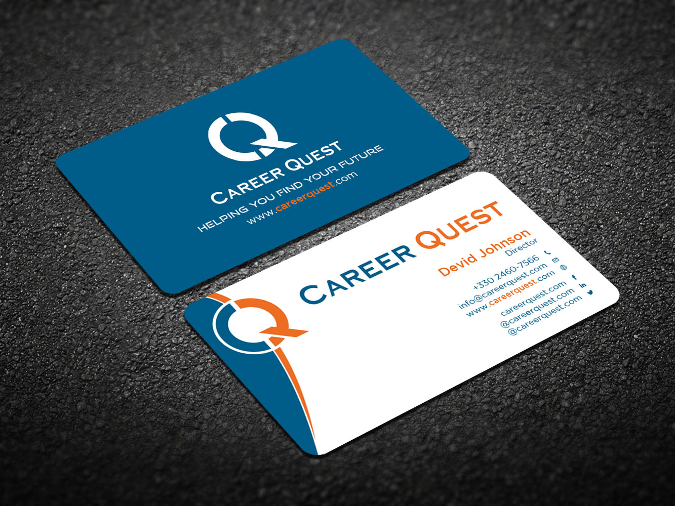 Business Card Design by Verified artistry (Design garden) for Career Quest | Design #12515029