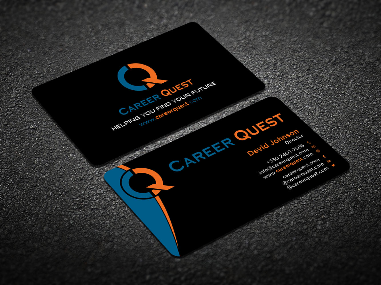 Business Card Design by Verified artistry (Design garden) for Career Quest | Design #12515030
