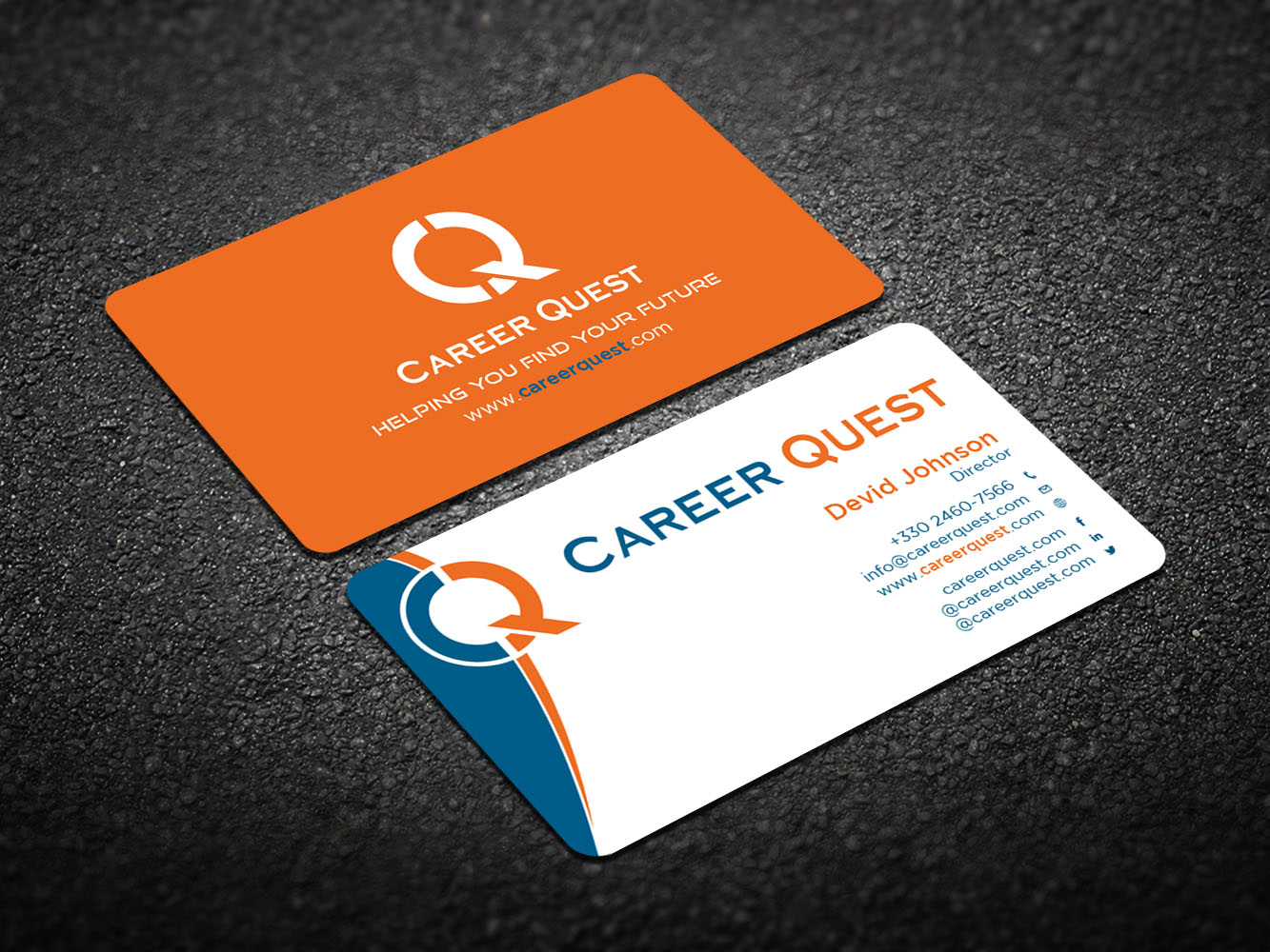 Design de Carte de Visite par Verified artistry (Design garden) pour Career Quest | Design #12515031