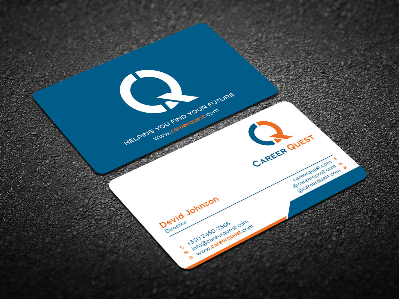 Business Card Design by Verified artistry (Design garden) for Career Quest | Design #12515032