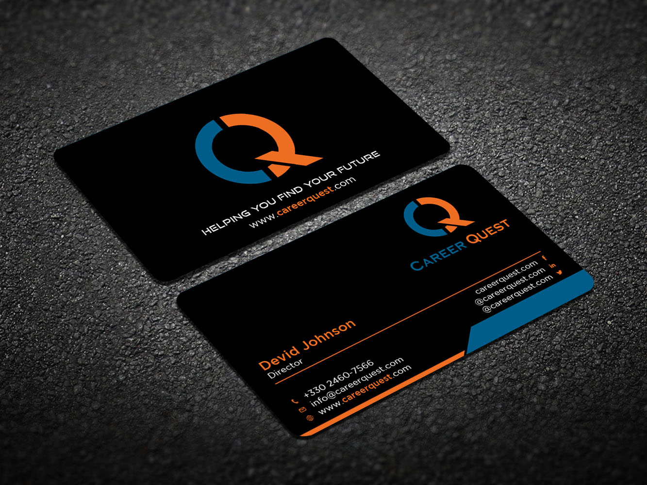 Business Card Design by Verified artistry (Design garden) for Career Quest | Design #12515033