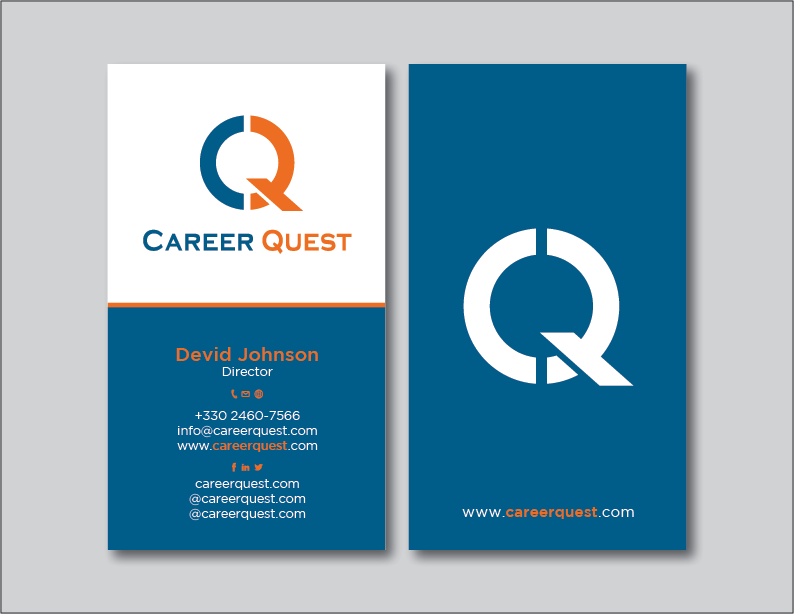 Business Card Design by Verified artistry (Design garden) for Career Quest | Design #12515035