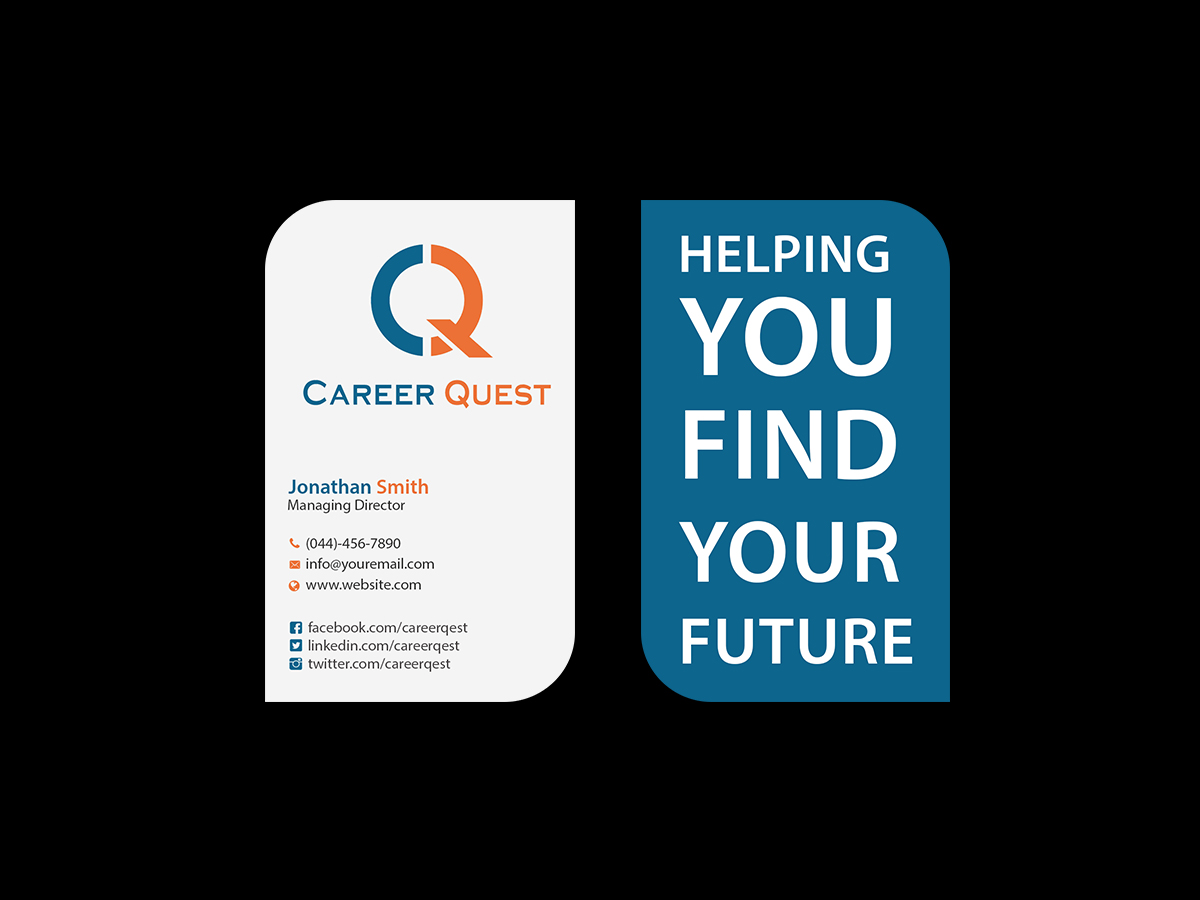 Business Card Design by Creations Box 2015 for Career Quest | Design #12499489