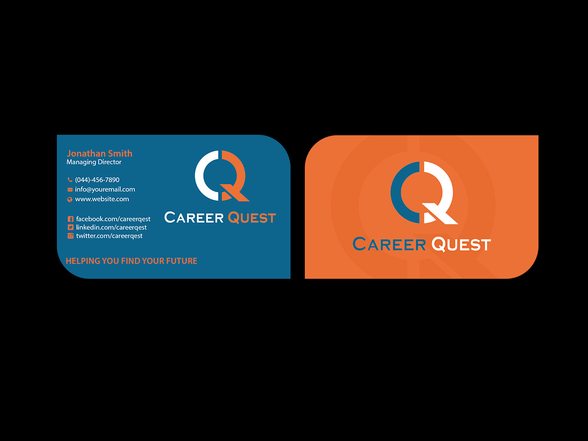 Business Card Design by Creations Box 2015 for Career Quest | Design #12499495