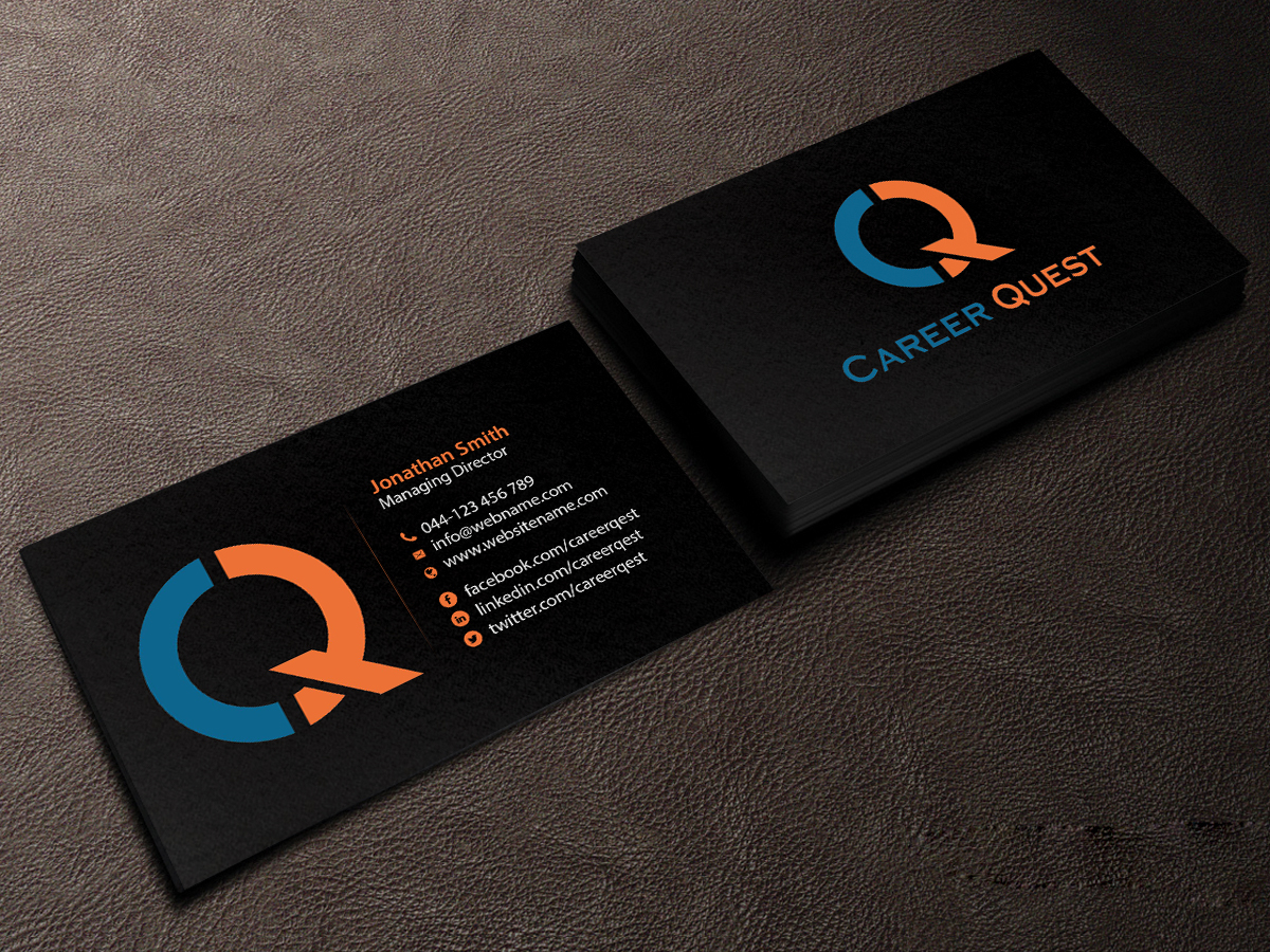 Business Card Design by Creations Box 2015 for Career Quest | Design #12499497