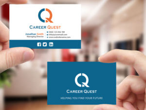 Business Card Design by Creations Box 2015 for Career Quest | Design: #12499535