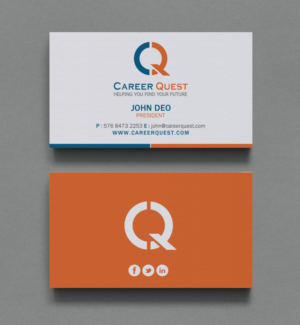 Business Card Design by Brand aid for Career Quest | Design #12504777