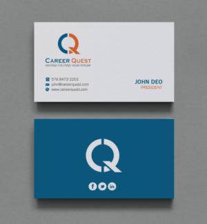 Business Card Design by Brand aid for Career Quest | Design: #12504779