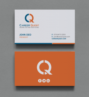 Business Card Design by Brand aid for Career Quest | Design: #12504780
