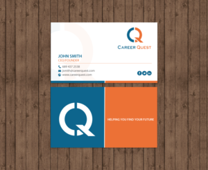 Visitenkarten-Design von chandrayaan.creative für Career Quest | Design: #12495847