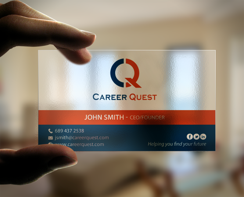 Business Card Design by chandrayaan.creative for Career Quest | Design #12495851