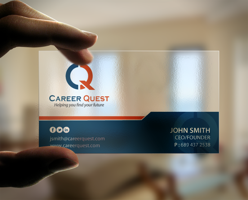Business Card Design by chandrayaan.creative for Career Quest | Design #12495852