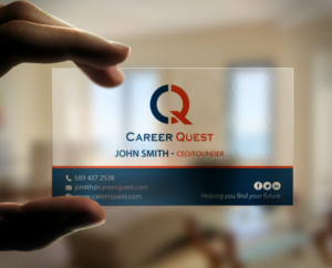 Visitenkarten-Design von chandrayaan.creative für Career Quest | Design: #12495853