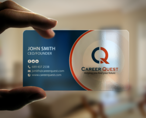 Visitenkarten-Design von chandrayaan.creative für Career Quest | Design: #12495859