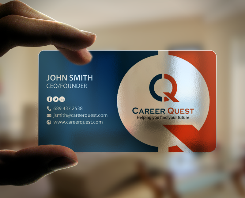 Business Card Design by chandrayaan.creative for Career Quest | Design #12495860