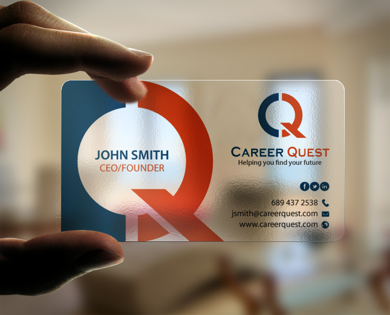 Business Card Design by chandrayaan.creative for Career Quest | Design #12495861