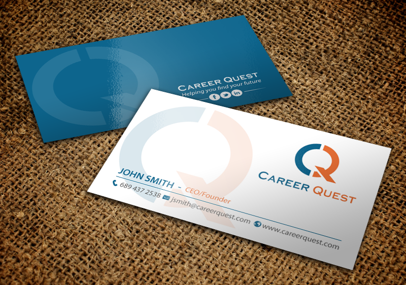 Business Card Design by chandrayaan.creative for Career Quest | Design #12496091