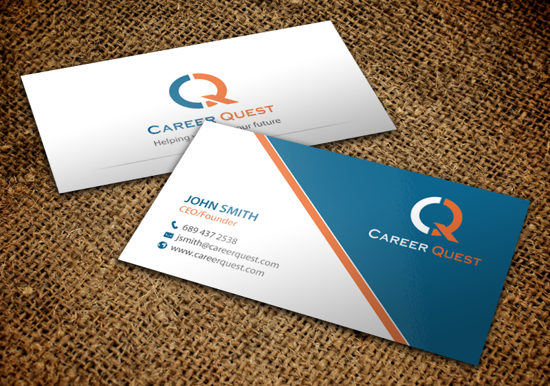 Business Card Design by chandrayaan.creative for Career Quest | Design #12496093