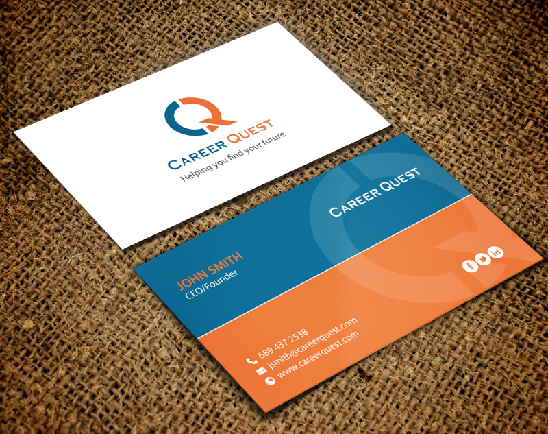 Business Card Design by chandrayaan.creative for Career Quest | Design #12496094