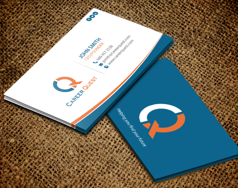 Business Card Design by chandrayaan.creative for Career Quest | Design #12497323