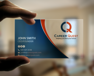 Visitenkarten-Design von chandrayaan.creative für Career Quest | Design: #12497329