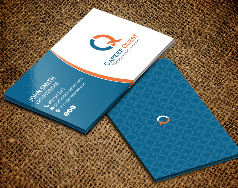 Business Card Design by chandrayaan.creative for Career Quest | Design #12497335
