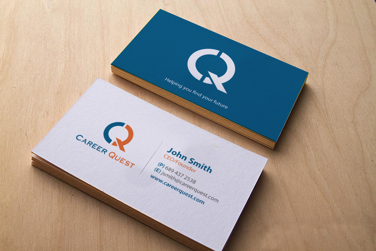 Business Card Design by chandrayaan.creative for Career Quest | Design #12545214