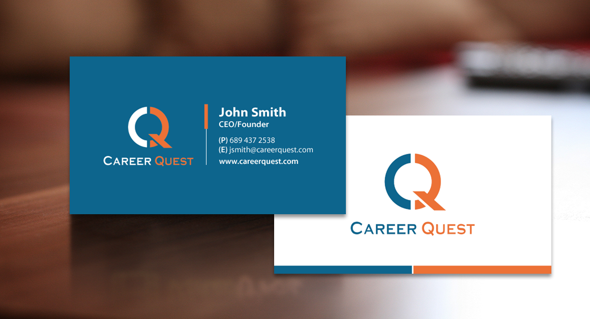 Business Card Design by chandrayaan.creative for Career Quest | Design #12545215