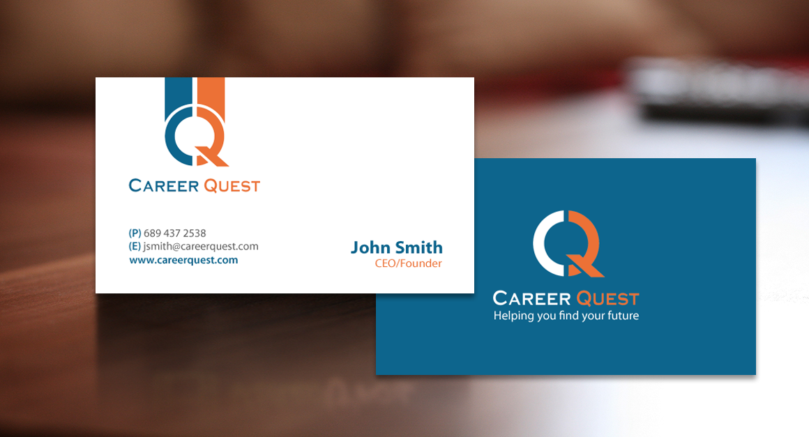 Business Card Design by chandrayaan.creative for Career Quest | Design #12545220