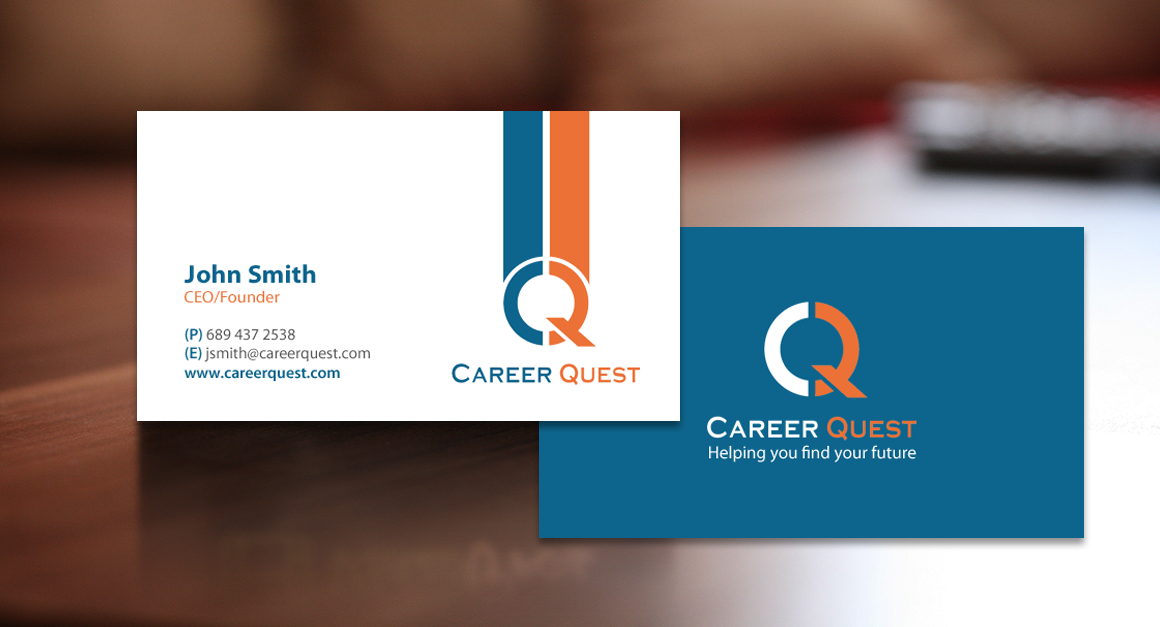 Business Card Design by chandrayaan.creative for Career Quest | Design #12545231