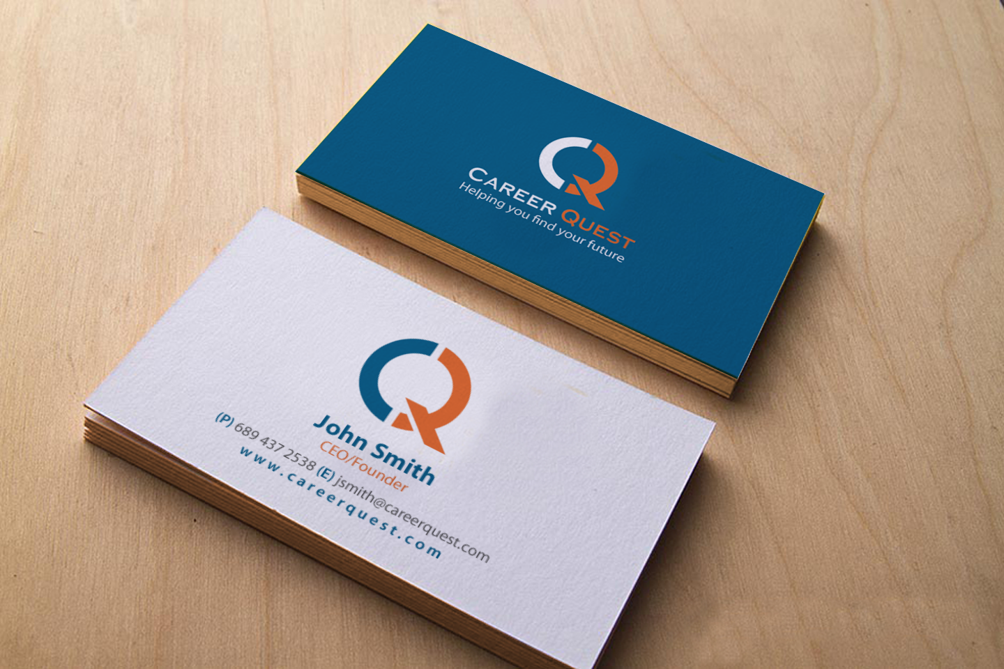 Business Card Design by chandrayaan.creative for Career Quest | Design #12545232