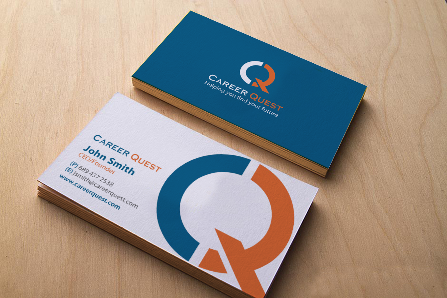 Business Card Design by chandrayaan.creative for Career Quest | Design #12545233