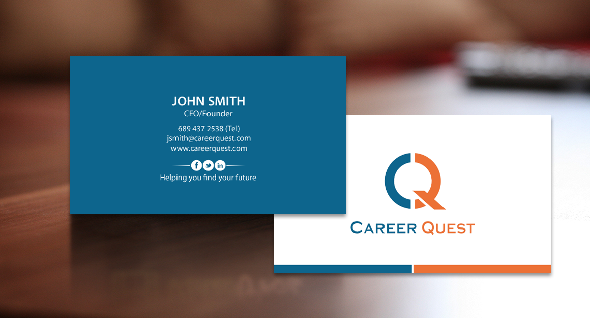Business Card Design by chandrayaan.creative for Career Quest | Design #12545236