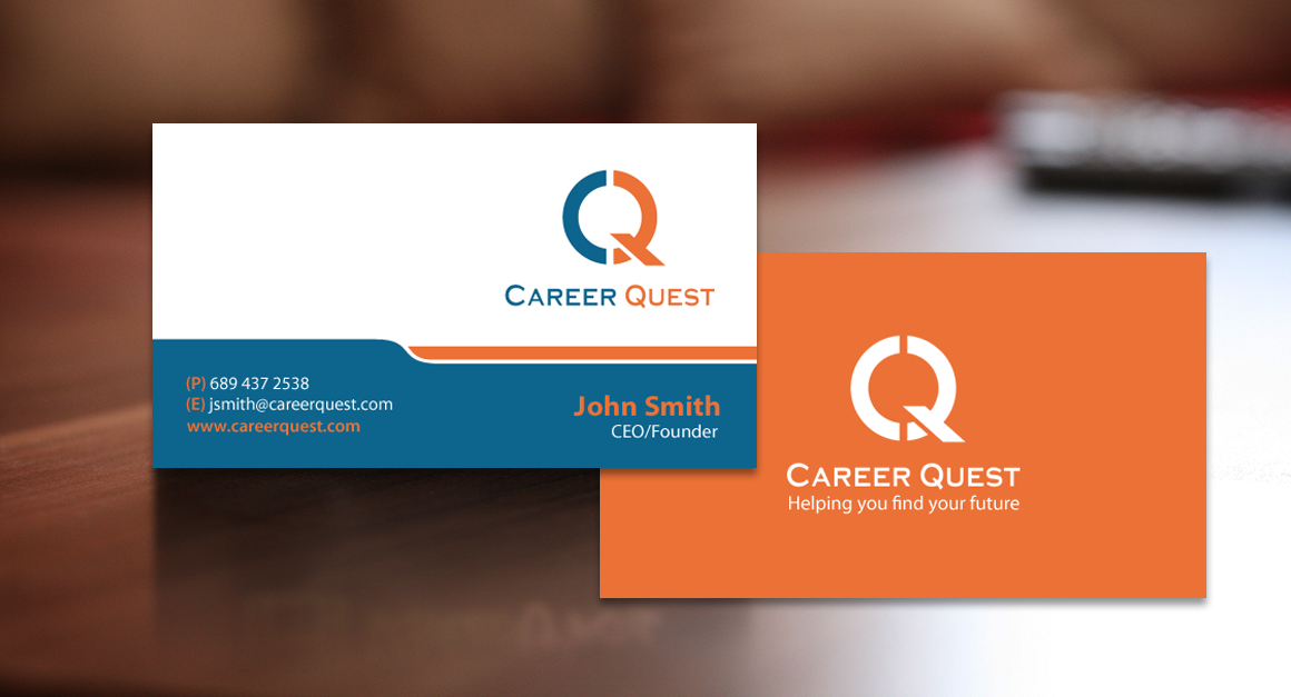 Business Card Design by chandrayaan.creative for Career Quest | Design #12545239