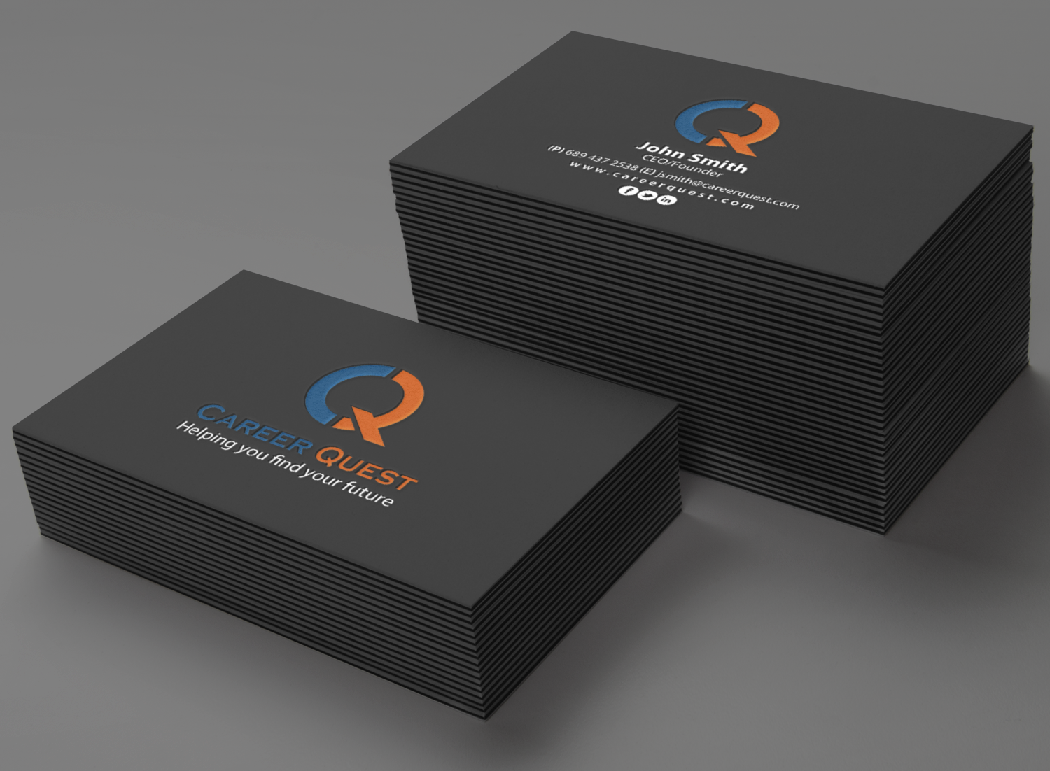 Business Card Design by chandrayaan.creative for Career Quest | Design #12545268