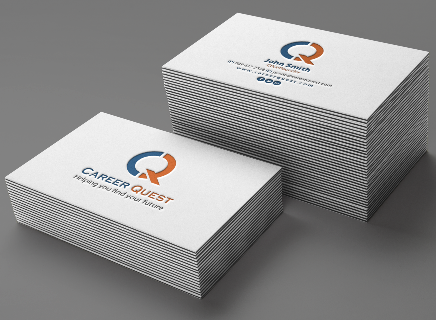 Business Card Design by chandrayaan.creative for Career Quest | Design #12545281