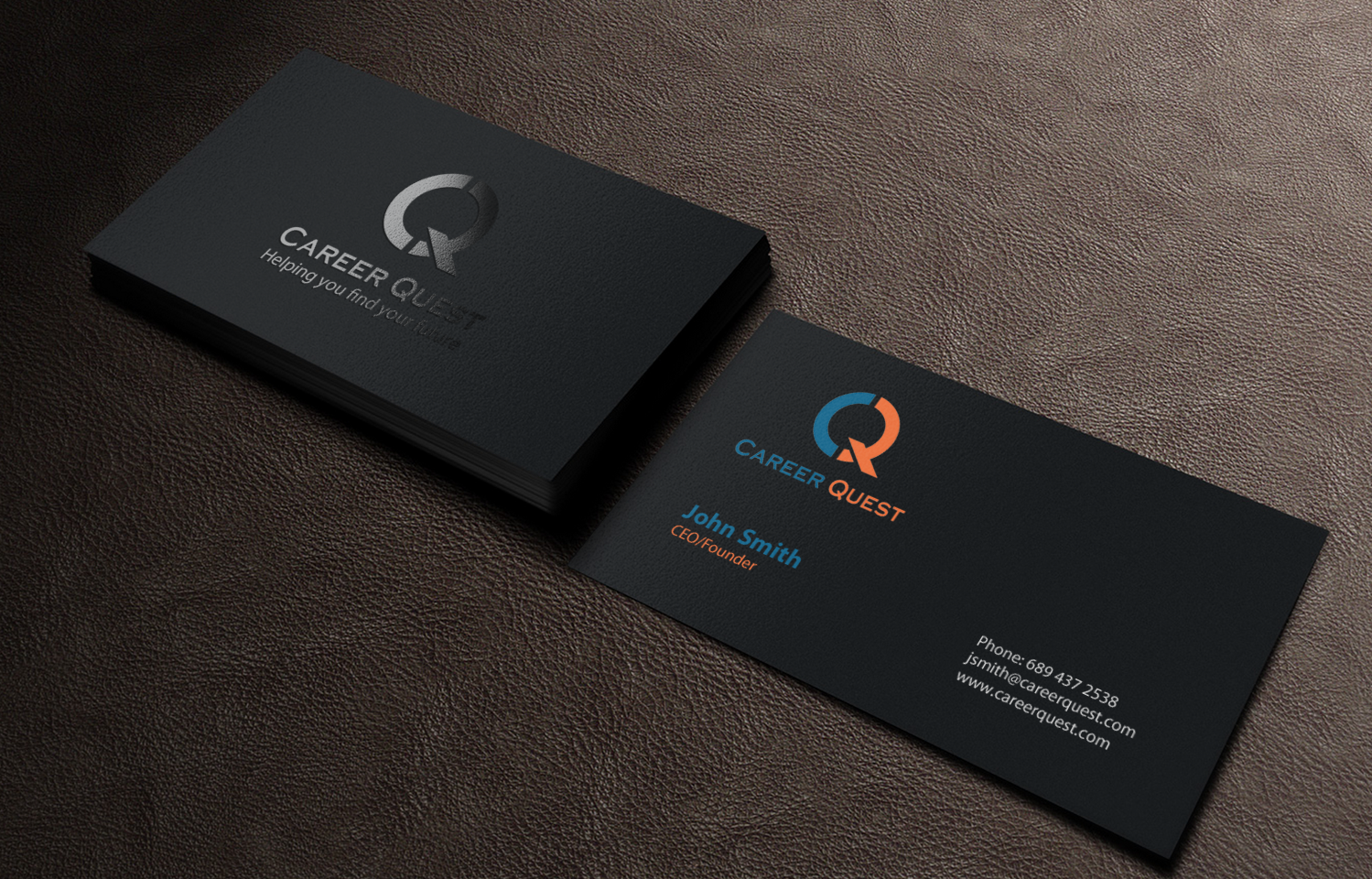 Business Card Design by chandrayaan.creative for Career Quest | Design #12545287