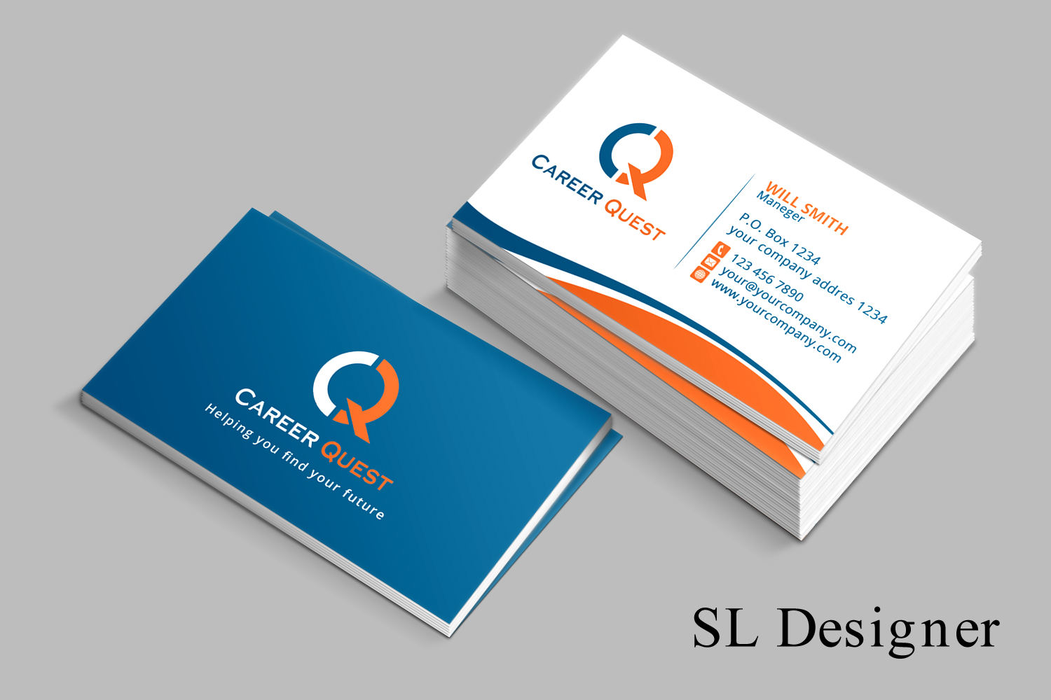 Business Card Design by SL Designer for Career Quest | Design #12494477