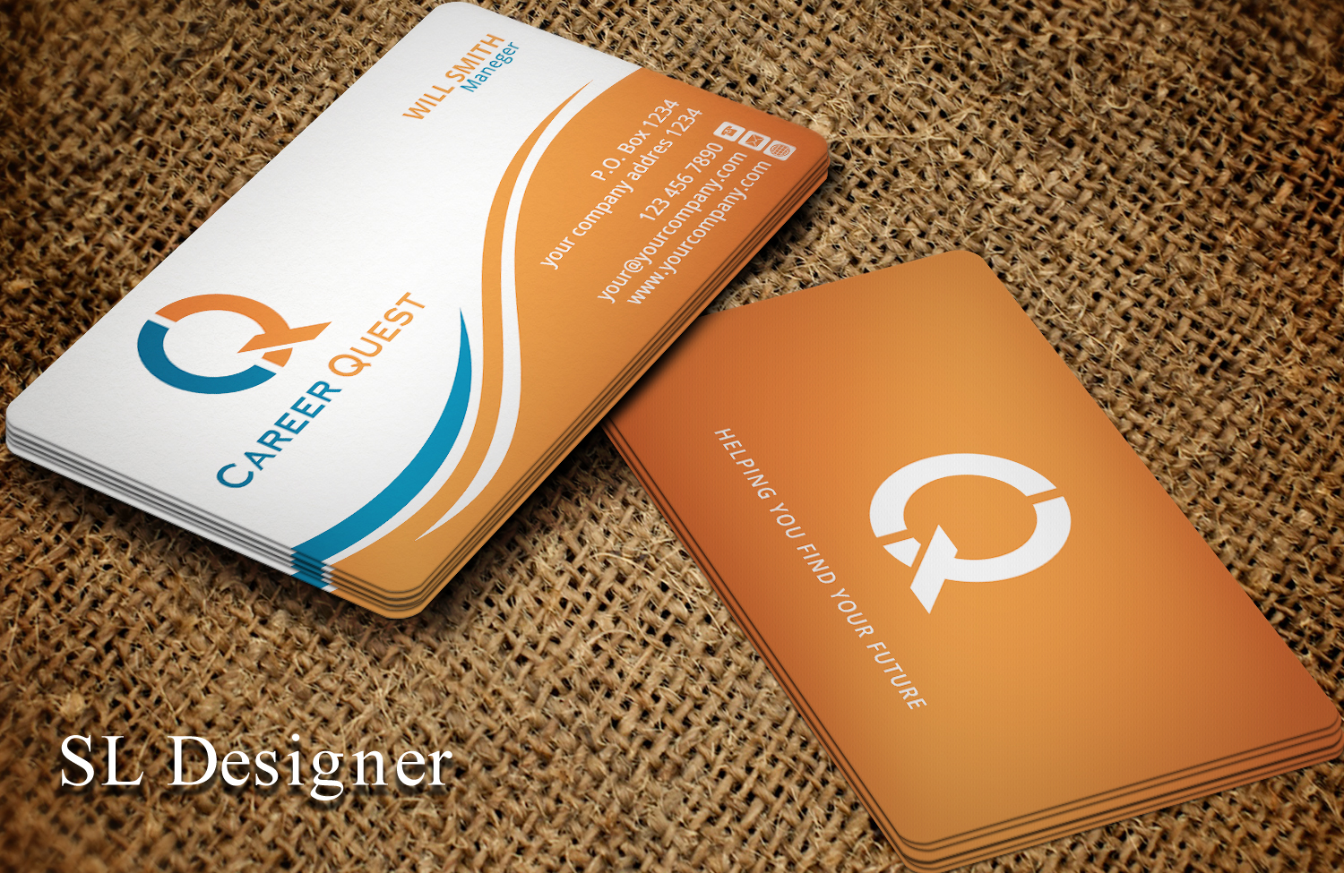 Business Card Design by SL Designer for Career Quest | Design #12494478