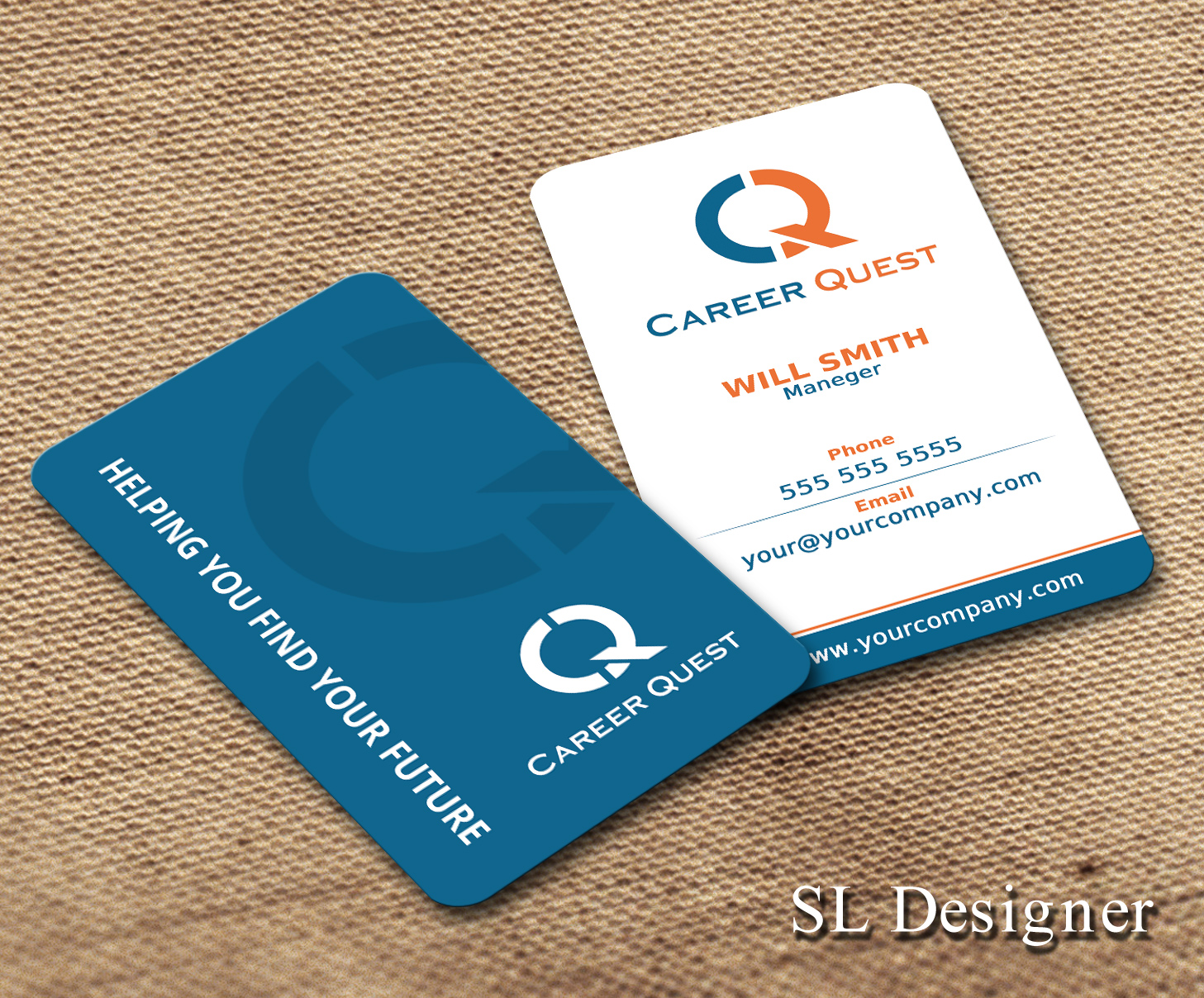 Diseño de Tarjeta de Presentación por SL Designer para Career Quest | Diseño #12494489