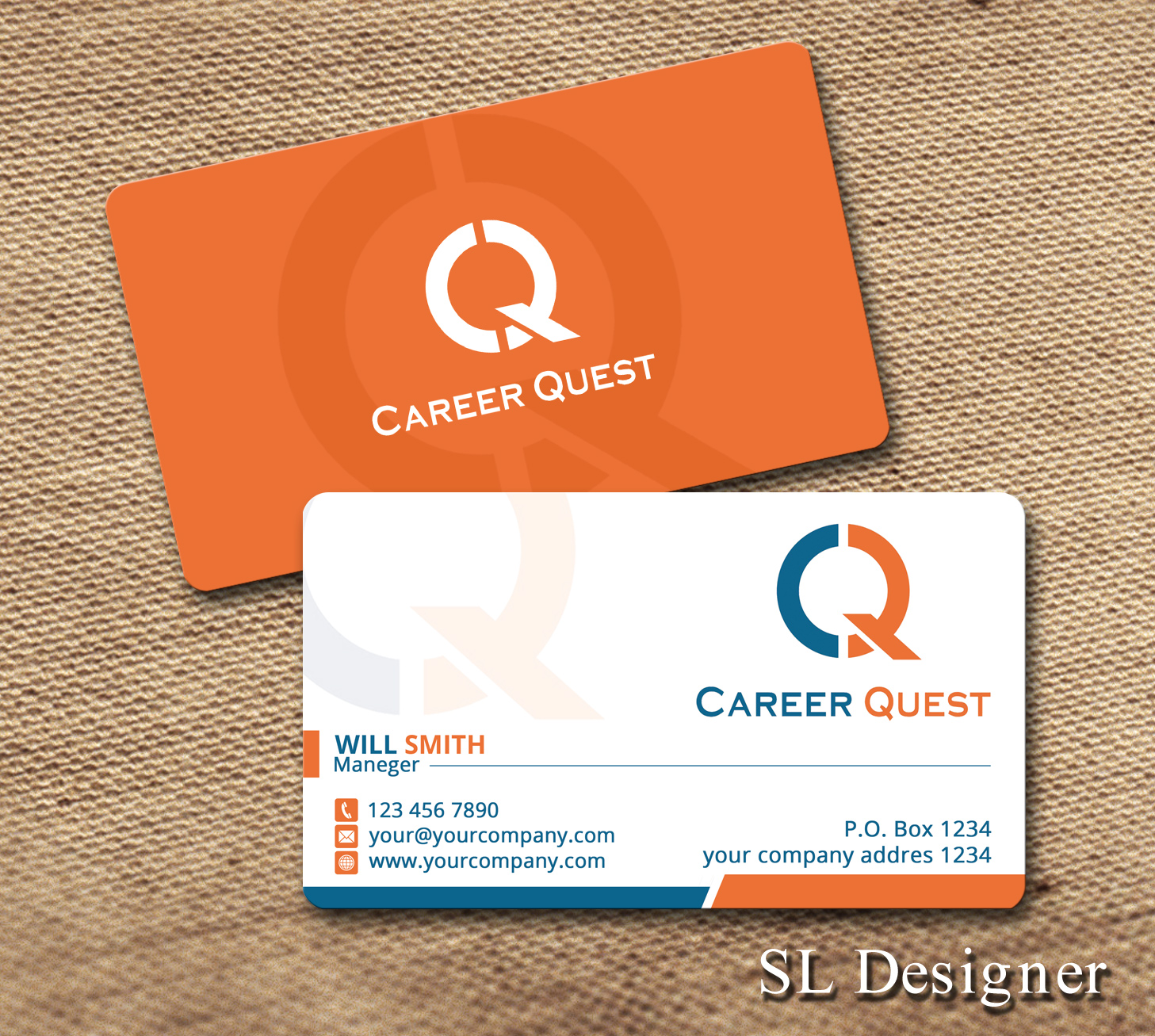 Business Card Design by SL Designer for Career Quest | Design #12494491